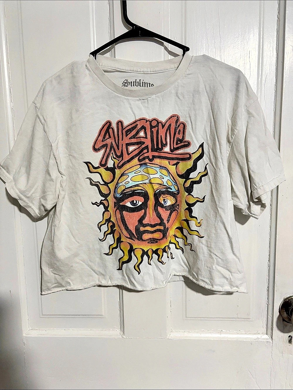 Sunshine Graphic Short Sleeve Tee White Size M/L